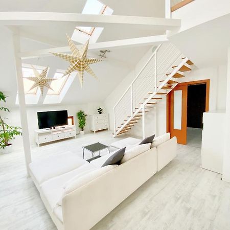 Loft With Rooftop And Free Parking In Garage Будапеща Екстериор снимка